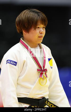 Kanagawa, Japan. 23rd Apr, 2023. Mami Umeki Judo : 2023 Empress Cup All Japan Women's Judo Championships Award Ceremony at Yokohama Budokan in Kanagawa, Japan . Credit: Naoki Morita/AFLO SPORT/Alamy Live News Stock Photo