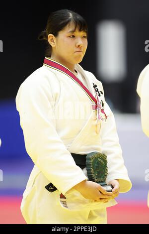 Kanagawa, Japan. 23rd Apr, 2023. Kurena Ikeda Judo : 2023 Empress Cup All Japan Women's Judo Championships Award Ceremony at Yokohama Budokan in Kanagawa, Japan . Credit: Naoki Morita/AFLO SPORT/Alamy Live News Stock Photo