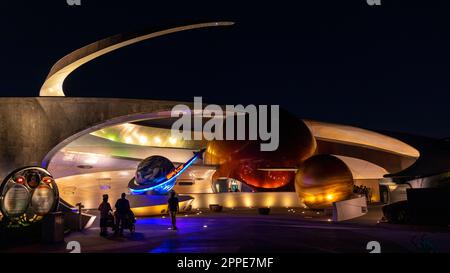 The beautiful mission space ride. Stock Photo