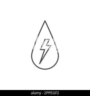 Water energy related vector linear icon Stock Vector Image & Art - Alamy