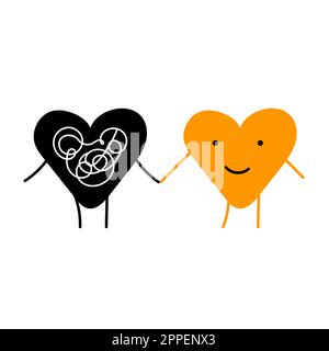 Help and support logo Stock Vector