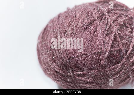 Multi-colored balls of knitting threads. Balls of colored yarn. Woolen yarn in balls, different colors Stock Photo