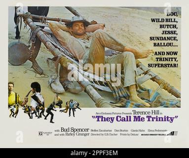 TERENCE HILL in THEY CALL ME TRINITY (1970) -Original title: LO CHIAMAVANO TRINITA...-, directed by ENZO BARBONI. Credit: WEST FILM / Album Stock Photo