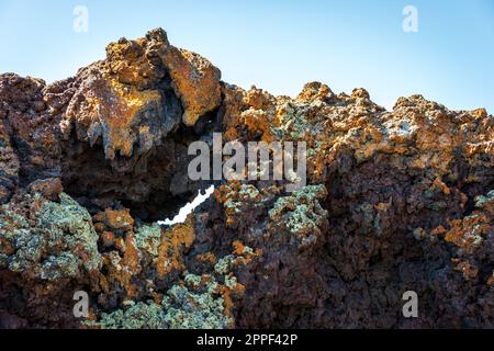 Craters of the Moon National Monument and Preserve in Idaho Stock Photo