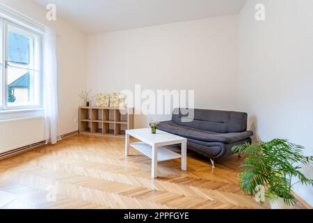 living room in a minimalist style Stock Photo