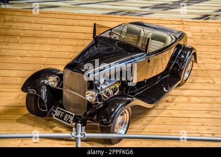 SINSHEIM, GERMANY - MAI 2022: black Ford Model B - HOT ROD Stock Photo