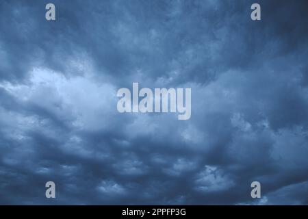 Stormy clouds in the sky Stock Photo