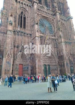 Cathedral of Our Lady or Cathedrale Notre-Dame de Strasbourg Stock Photo