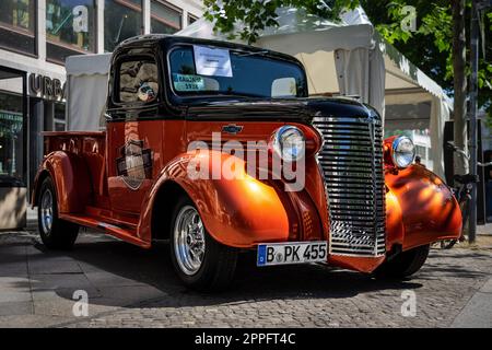 BERLIN - JUNE 18, 2022: Chevrolet Pickup Truck, 1938. Classic Days Berlin. Stock Photo