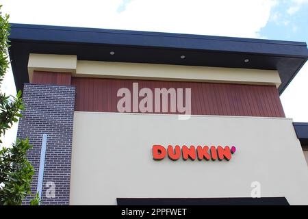 Dunkin donut store in Miami, Florida, USA Stock Photo