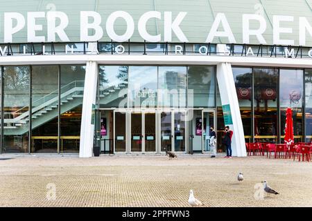 Super Bock Arena pavilion Rosa Mota in Porto, Portugal Stock Photo