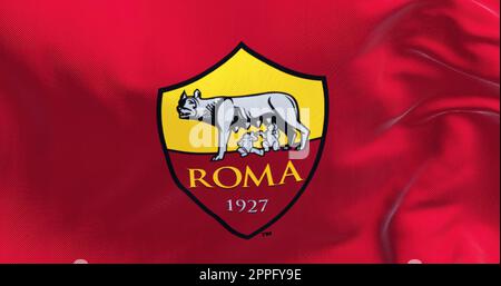 Italian Seria A football club AS Roma official merchandise store in Rome  Italy Stock Photo - Alamy