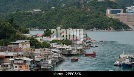 Lei Yue Mun, Hong Kong 24 May 2020: Hong Kong fishing village Stock Photo