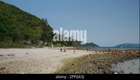 Sai Kung, Hong Kong 14 April 2021: Sharp island in Hong Kong Stock Photo