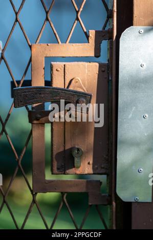 Old Door Buckle Stock Photo