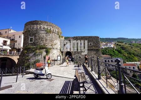 PIZZO, ITALY - SEPTEMBER 5, 2022: Murat Aragon Castle in Pizzo, Calabria, Italy Stock Photo