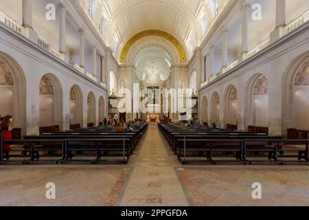 Basilica of Nossa Senhora Do Rosario De Fatima , Santarem, Portugal Stock Photo