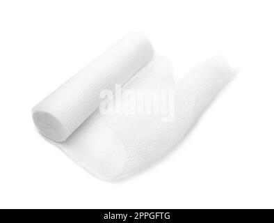 Medical gauze bandage roll isolated on white Stock Photo - Alamy