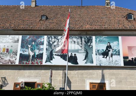 La Gacilly-Baden Photo Festival in Baden near Vienna, Lower Austria Stock Photo