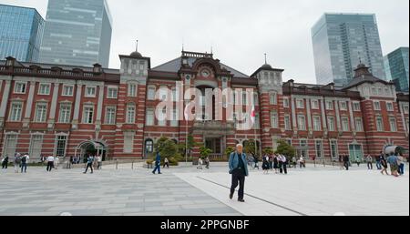 Tokyo, Japan, 29 June 2019: Tokyo station building Stock Photo