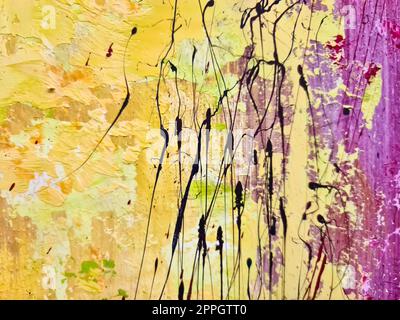 Peeling paint on concrete wall textures in high resolution Stock Photo