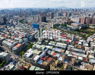 Taipei, Taiwan 23 September 2022: Taipei city downtown Stock Photo