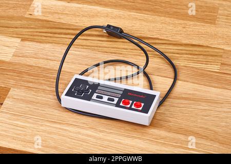 Nintengo NES controller Stock Photo