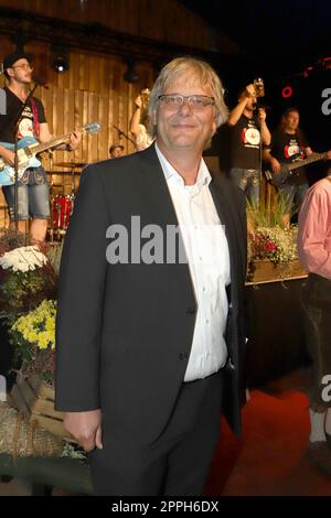 Barrel tapping Wandsbek Oktoberfest Stock Photo