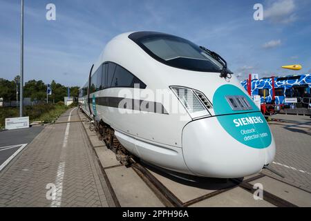 Railway Technology Germany Siemens AG InnoTrans 2022 Outdoor Display Stock Photo