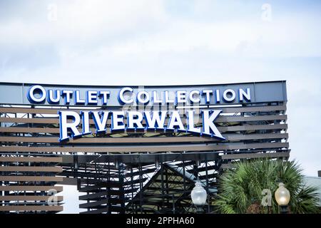 Outlet Connection, New Orleans, Louisiana Stock Photo