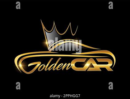 wash car logo template luxury royal vector company decorative emblem with  crown Stock Vector | Adobe Stock