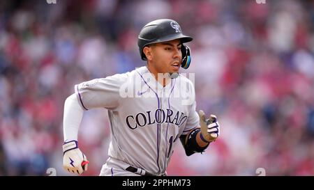 Alan Trejo of the Colorado Rockies at bat against the Miami Marlins News  Photo - Getty Images