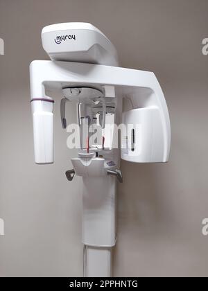 Kyiv, Ukraine - June 16, 2020: Dental tomograph, treatment and prevention of oral cavity Stock Photo