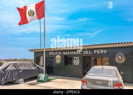 Peru - September 22, 2022: border crossing to Peru Stock Photo