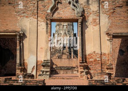 THAILAND AYUTTHAYA WAT RATCHABURANA Stock Photo