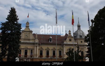 Brasov, Romania - September 26, 2022: Brasov townhall Stock Photo