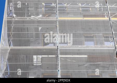 Construction site during progress found in german towns Stock Photo