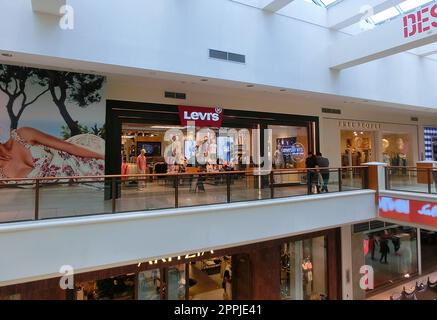 The Levis Levi Jeans Store in Aventura Mall, Florida Stock Photo