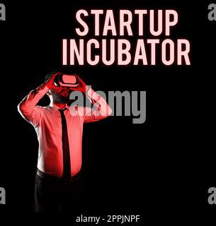 Handwriting text Startup Incubator. Conceptual photo Concept that can be used for financial gain of business Stock Photo