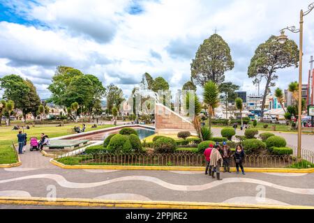 Tulcan, Ecuador - October 8, 2022: city in the south of america Stock Photo