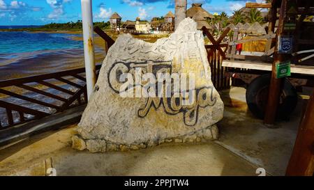 Costa Maya cruise ship terminal and resort is a perfect place for all visitors Stock Photo