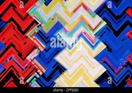 Abstract pixel pattern Stock Photo