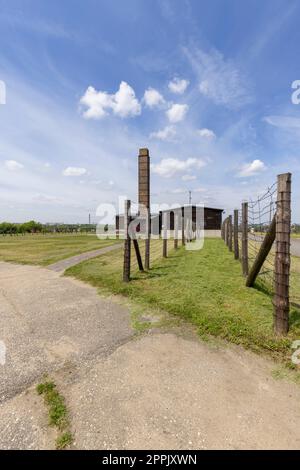Majdanek concentration and extermination camp ( Konzentrationslager Lublin), view of crematorium, Majdanek  Lublin  Poland Stock Photo