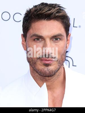 Beverly Hills, United States. 23rd Apr, 2023. BEVERLY HILLS, LOS ANGELES, CALIFORNIA, USA - APRIL 23: Chris Appleton arrives at The Daily Front Row's 7th Annual Fashion Los Angeles Awards held at the Crystal Garden at The Beverly Hills Hotel on April 23, 2023 in Beverly Hills, Los Angeles, California, United States. (Photo by Xavier Collin/Image Press Agency) Credit: Image Press Agency/Alamy Live News Stock Photo