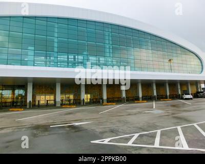 Miami, USA - April 23, 2022: NCL Norwegian Cruise liner Terminal at Miami, USA Stock Photo