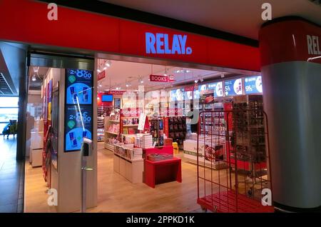 Relay store in Isenburg-Zentrum, Neu-Isenburg, Germany Stock Photo
