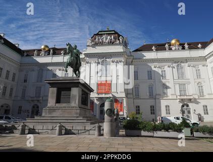Austrian National Library in Vienna Stock Photo