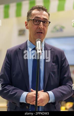 Round Tour FRUIT LOGISTICA 2023, Cem Ã–zdemir, Federal Minister of Food and Agriculture. Stock Photo