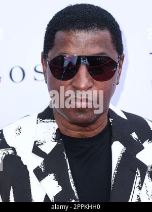 BEVERLY HILLS, LOS ANGELES, CALIFORNIA, USA - APRIL 23: Babyface arrives at The Daily Front Row's 7th Annual Fashion Los Angeles Awards held at the Crystal Garden at The Beverly Hills Hotel on April 23, 2023 in Beverly Hills, Los Angeles, California, United States. (Photo by Xavier Collin/Image Press Agency) Stock Photo