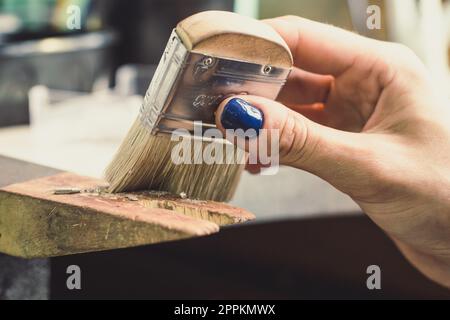 Close up jewelry producing concept photo Stock Photo